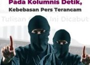 AJI Desak Usut Teror Pada Kolumnis Detik, Kebebasan Pers Terancam
