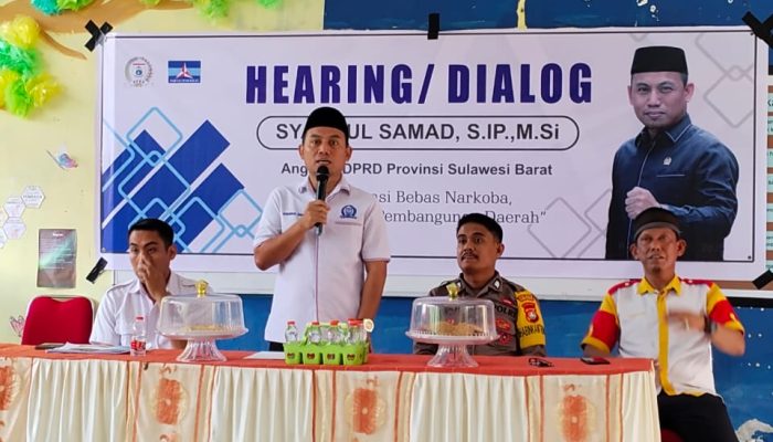 Ketua Komisi 1 DPRD Sulbar, Kolaborasi BNNK dan Aparat Kepolisian Tekan Penyalahgunaan Narkoba di Kalangan Pelajar   
