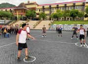 Polda Sulbar Ramaikan Hari Bhayangkara ke-79 dengan Turnamen Takraw