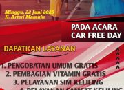Semarak Hari Bhayangkara! Pekan ini, Polda Sulbar Akan Berikan Layanan Gratis di Kegiatan CFD