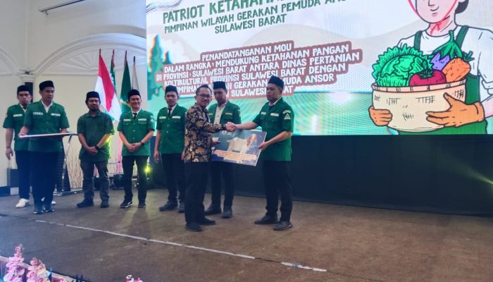 Remi Dilantik, GP Ansor Sulbar Dapat Dukungan dan Bantuan Ternak dari Pemprov 