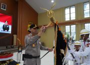 Upacara Pemuliaan Nilai – Nilai Luhur Tribrata Jadi Rangkaian Penting Sambut Hari Bhayangkara di Polda Sulbar    