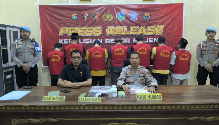 Polres Majene Ungkap 5 Kasus Sabu-Sabu Selama Bulan April hingga Juni 2025