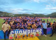 Laga Final Turnamen Sepakbola Polman Cup V, OTP 37 Bantai Tuan Rumah Tidola Darma Dengan Skor 5-1