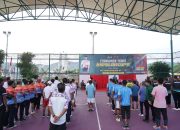 Semarak Bhayangkara ke-79: Kapolda Sulbar Resmi Buka Turnamen Tenis Lapangan Kapolda Cup