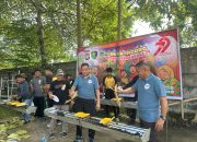 Serunya Lomba Bakar Jagung, Meriahkan HUT Bhayangkara ke-79 di Polda Sulbar