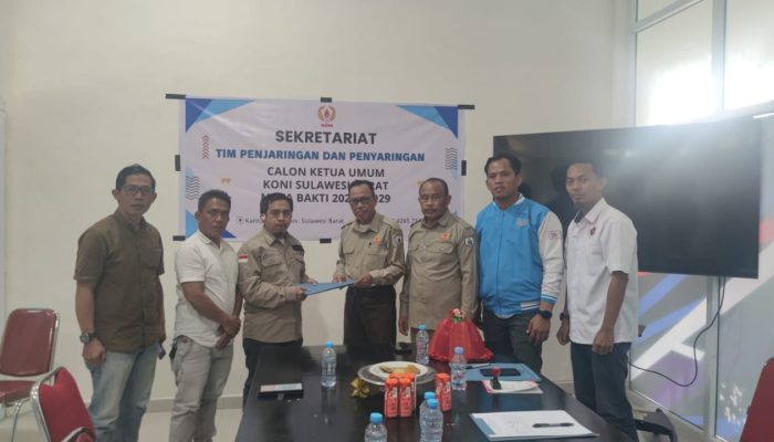 Siap Nahkodai Koni Sulbar, Syamsul Samad Jadi Pendaftar Pertama