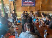 Ngopi Bareng” Dirlantas, Ajak Komunitas Ojek Mamuju Wujudkan Keselamatan Berkendara