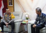 Audiensi Polda Sulbar dan DJKN Bahas Pengelolaan Aset Negara