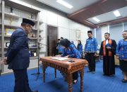 Herdin Ismail Dampingi Gubernur Sulbar Lantik 11 Pejabat Fungsional