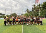 Polantas Menyapa: Ditlantas Polda Sulbar dan Mahasiswa Universitas Tomakaka Jalin Sinergi Lewat Fun Mini Soccer