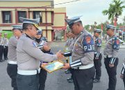 Dirlantas Polda Sulbar Beri Reward Personel Berprestasi, Pacu Semangat Kerja Optimal