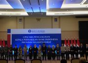 Wakapolda Sulbar Hadiri Pengukuhan Kepala Perwakilan BI, Sinergitas Jaga Stabilitas Ekonomi Daerah