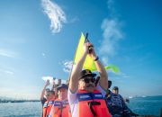 Flare Gun Gubernur SDK Tanda Dimulai Sandeq Silumba, 55 Perahu Berlayar di Perairan Sulbar