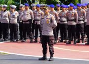 Apel Siaga Polda Sulbar, Kapolda: Doa untuk Sulbar yang Tetap Kondusif di Tengah Gejolak Nasional