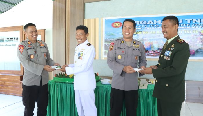 Polres Majene Beri Kejutan Kodim 1401 Majene di HUT ke-80 TNI, Wujud Soliditas TNI–Polri