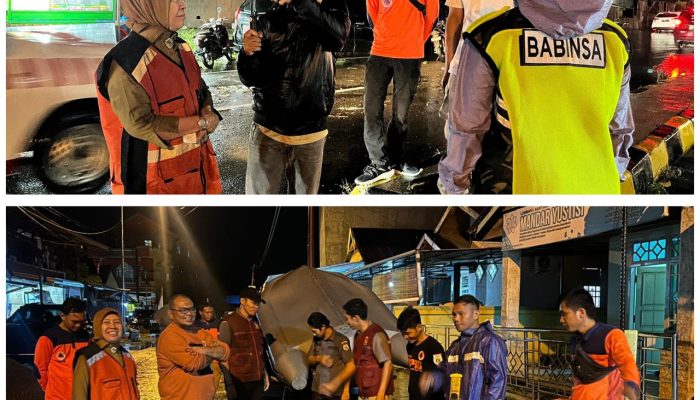 BPBD Sulbar Tinjau Titik Banjir Genangan Air di Kota Mamuju   