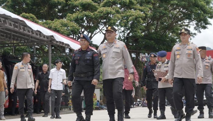 Kapolda Sulbar Pererat Soliditas dengan Kunjungan ke Kompi 4 Batalyon A Brimob Polman   