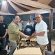 Gubernur Sulbar dan Ketua Percasi Lakukan Eksebisi Catur Jelang Launching Maskot Kejurnas 2025