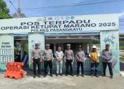 Subdit Kamsel Polda Sulbar Survey Sarana dan Prasarana Jalan di Pasangkayu, Identifikasi Titik Rawan   