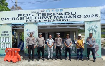 Subdit Kamsel Polda Sulbar Survey Sarana dan Prasarana Jalan di Pasangkayu, Identifikasi Titik Rawan   