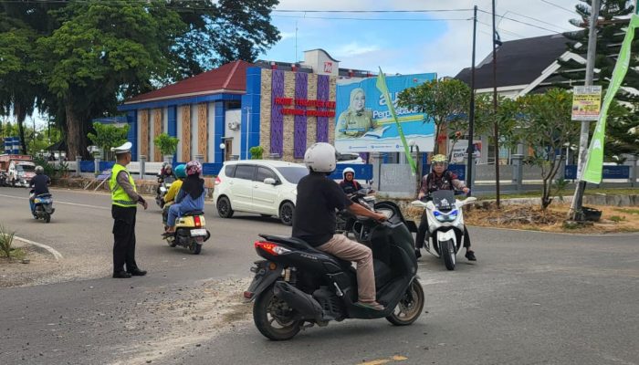 Jamin Keselamatan Berkendara, Polantas Polda Sulbar Gencarkan Pengaturan di Lokasi Rawan Macet