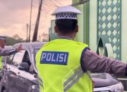 Ditlantas Polda Sulbar Gencar Kawal Lalu Lintas, Pastikan Arus Kendaraan Lancar di Jam Macet