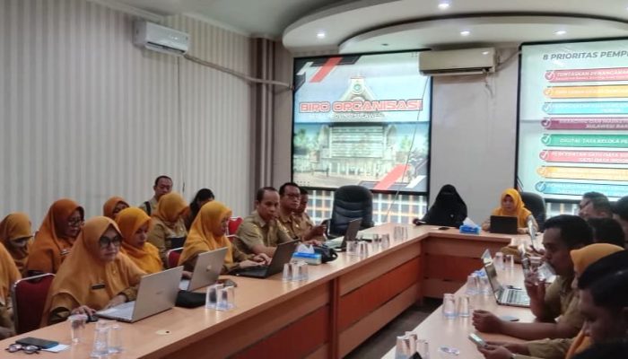 Perkuat SAKIP 2026, Dinsos P3A dan PMD Sulbar Ikuti Rapat Teknis Perencanaan Kinerja