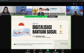 Dukung Transformasi Digital Bansos, Kadinsos P3A dan PMD Sulbar Hadiri Rakor KPTDP