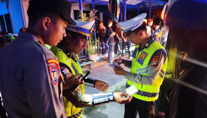 Jelang Libur Ramadhan, Polda Sulbar Gelar Pengecekan Kelayakan Bus Antar Kota dan Antar Provinsi