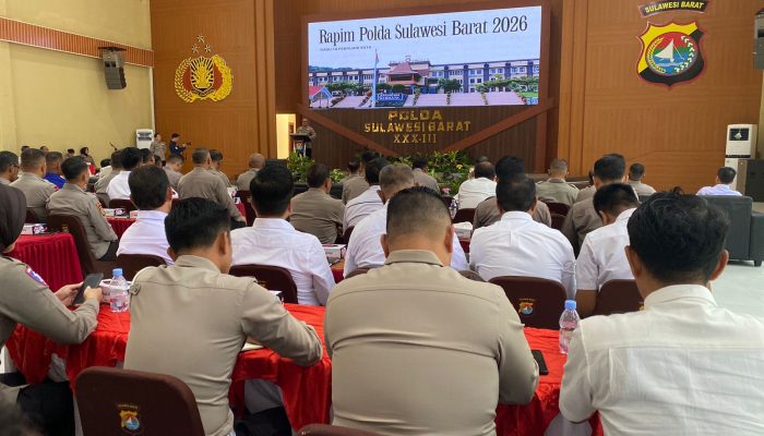 Rapim Polda Sulbar, Tindak Lanjuti Hasil Rapim TNI-Polri dan Rapim Internal Polri