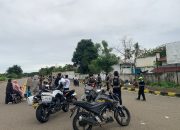 Satuan PJR Ditlantas dan Ditsamapta Polda Sulbar Bubarkan Balapan Liar, 7 Motor dengan Knalpot Brong Diamankan