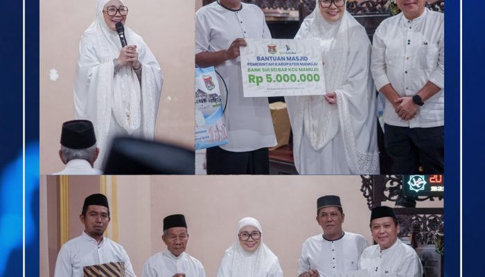 Kunjungan Kerja di Tapalang Barat, Bupati Serahkan Ambulance