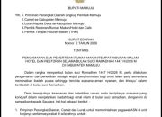 Pemkab Mamuju Terbitkan Edaran Soal THM ,Hotel dan Restoran Selama Bulan Ramadhan