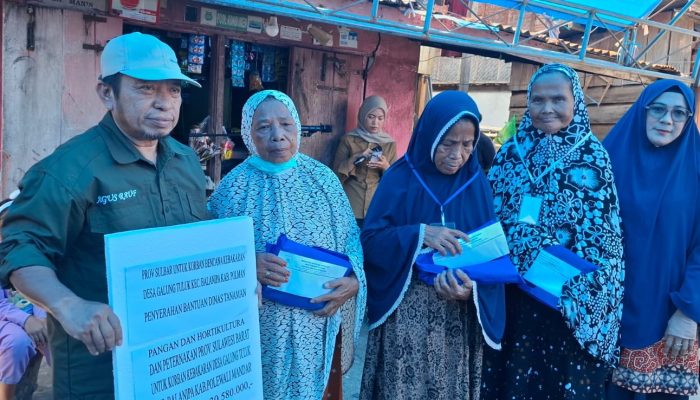 DTPHP Sulbar Bersama Mitra Salurkan Bantuan Rp30,58 Juta untuk Korban Kebakaran di Desa Galung Tulu