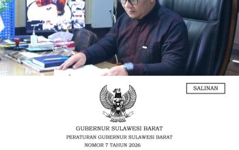 Gubernur SDK Terbitkan Pergub Gerakan Sulbar Mandarras, Perkuat Budaya Literasi sebagai Bagian dari Implementasi Panca Daya
