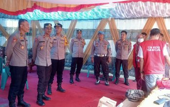 Tim Supervisi Polda Sulbar Cek Kesiapan Pos Pam Ops Ketupat Marano di Polewali