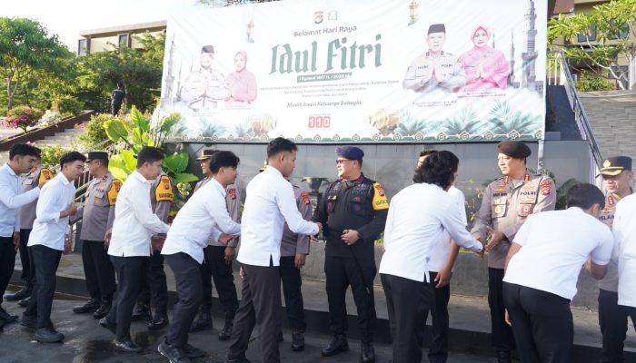 Tradisi Maaf-Memaafkan Pasca Idul Fitri, Polda Sulbar Perkuat Soliditas dalam Momen Hari Kemenangan