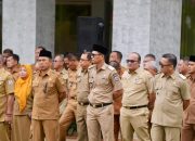 Kepala Biro Umum dan Jajaran Mengikuti Apel Besar dan Halal Bi Halal Pemprov Sulbar