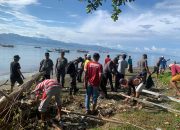 Lanal Mamuju Gelar Aksi Bersih-Bersih Pantai dan Cek Kesehatan Gratis
