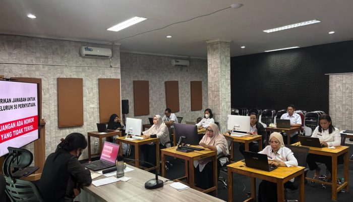 Wujudkan Sistem Merit, BKPSDM Sulbar Uji Kompetensi ASN Biro Hukum   