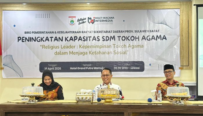 Hadapi Dinamika Global, Sekda Sulbar Minta Tokoh Agama Perkuat Ketahanan Sosial