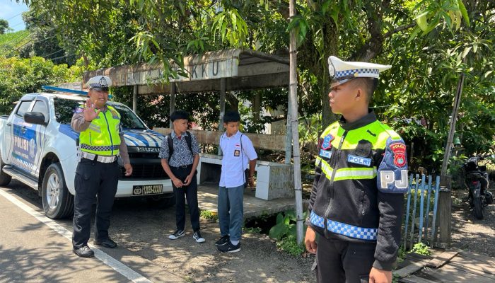 Ditlantas Polda Sulbar Intensifkan Pengaturan dan Edukasi di Sekolah, Wujudkan Budaya Berkeselamatan