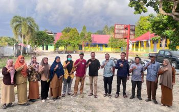 Perkuat Pengelolaan Aset Pemprov Sulbar, Disperkimtanhub Lakukan Survei Lokasi dan Pendataan Awal di SMA Negeri 1 Baras   