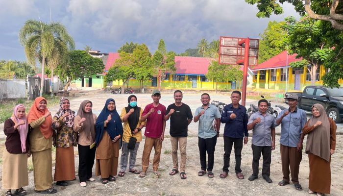 Perkuat Pengelolaan Aset Pemprov Sulbar, Disperkimtanhub Lakukan Survei Lokasi dan Pendataan Awal di SMA Negeri 1 Baras   
