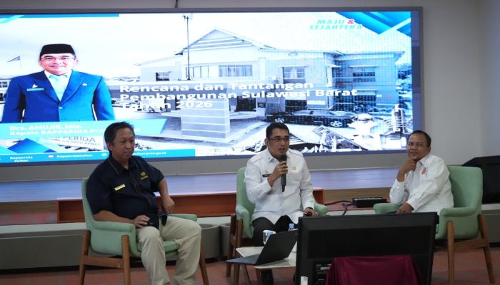 Pertumbuhan Tertahan, Bapperida Sulbar Dorong Intervensi Fiskal Lebih Adaptif dari Pusat   