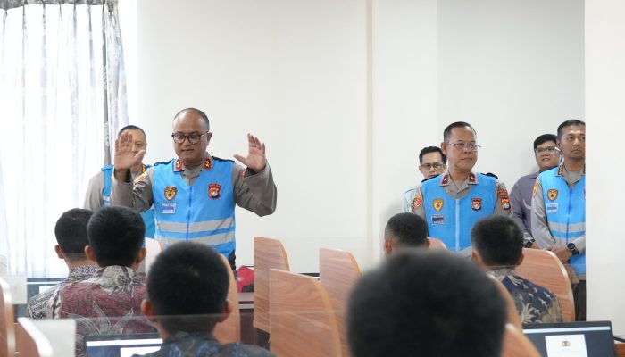 Kapolda Sulbar Tinjau Langsung Tes CAT Psikologi, Tegaskan Seleksi Bersih dan Transparan