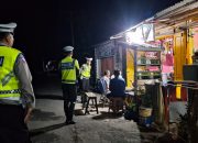 Patroli Tertib Berkeselamatan, Ditlantas Polda Sulbar Gencarkan Edukasi di Malam Hari
