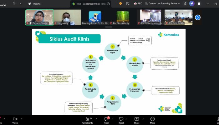 RSUD Sulbar Ikuti Sosialisasi Audit Klinis: Dukung Transformasi Layanan Prioritas RS KJSU dan Non-KJSU