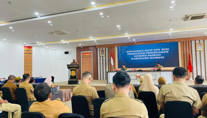 Upaya Penguatan Pencegahan Korupsi di Daerah, Pemkab Mamuju Sosialisasi MCSP